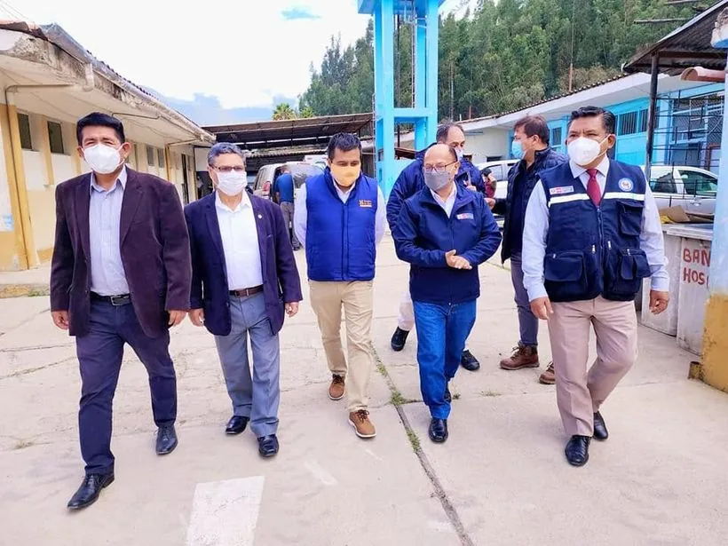 Coordinación con autoridades regionales, Huaraz.