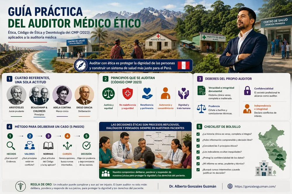Guía práctica del auditor médico ético — Dr. Alberto Gonzales Guzmán